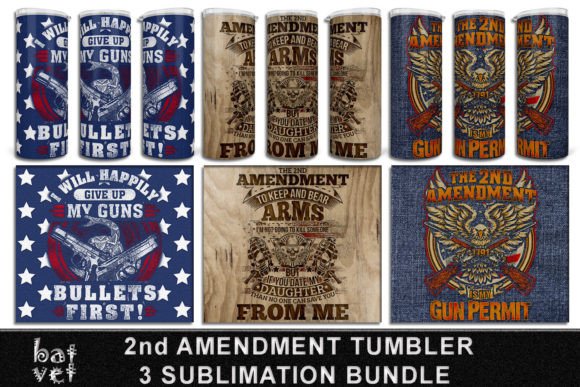 Download 2nd Amendment Sublimation Tumbler Design - Tumbler design Collection