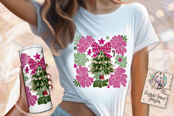 Download Christmas Boho Tree Flower Gingerbread - Flower Collection