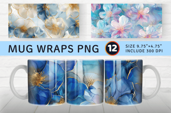 Download Jasmine Alcohol Ink Flower Mug Wrap Subl - Flower Collection