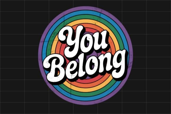 Download You Belong LGBTQ Gay Pride Rainbow PNG - Rainbow png Collection