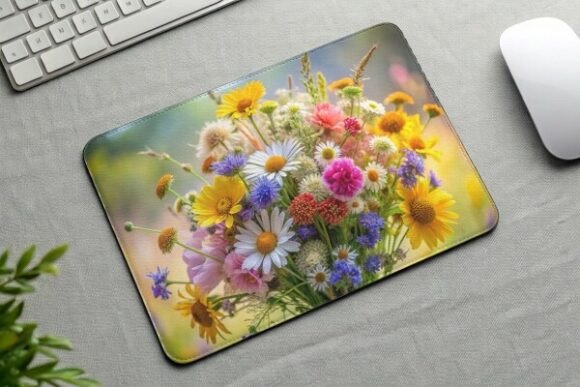 Download Floral Wildflower Mouse Pad Sublimation - Flower Collection