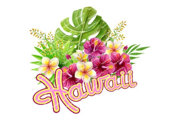 Download Hawaii Sublimation Design Tropic Flowers - Flower Collection
