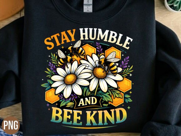 Download Stay Humble Bee Kind Sunflower Shirt PNG - Flower Collection