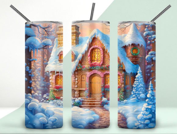 Download House Christmas Tumbler Design 20oz Png - Tumbler design Collection