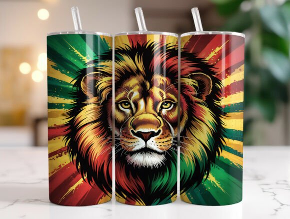 Download Juneteenth and Lion Pride Tumbler Wrap - Pride tumbler Collection
