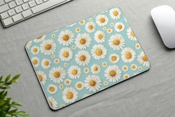 Download Daisy Flowers Mouse Pad PNG Sublimation - Flower Collection