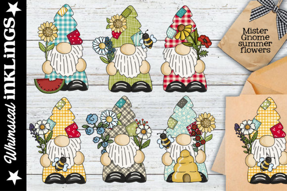 Download Mister Gnome Summer Flowers Clipart - Flower Collection