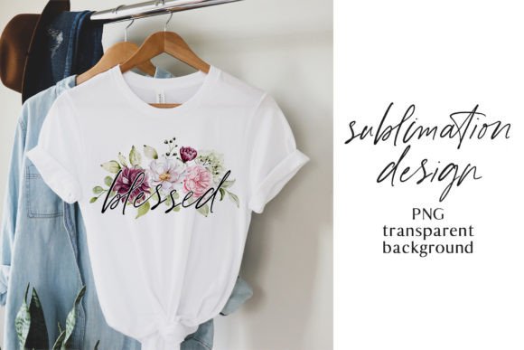 Download Sublimation T-shirt Design with Flowers. - Flower Collection