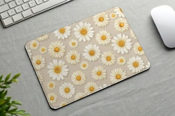 Download Daisy Flowers Mouse Pad PNG Sublimation - Flower Collection