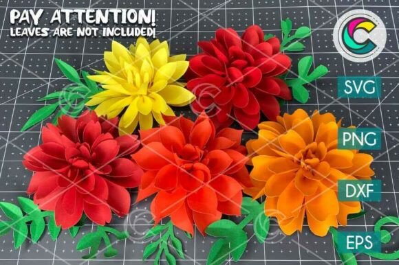 Download 3D Paper Flower SVG Bundle - Flower Collection
