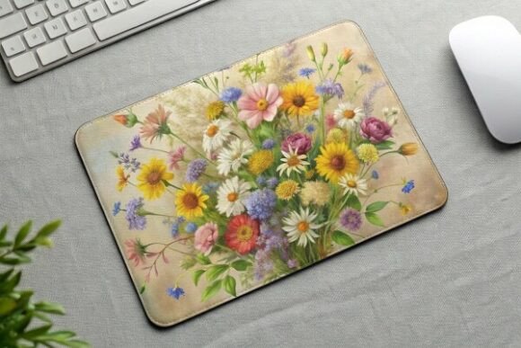 Download Floral Wildflower Mouse Pad Sublimation - Flower Collection