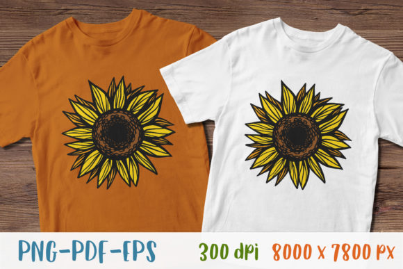 Download Sunflower Shirt Print - Flower Collection