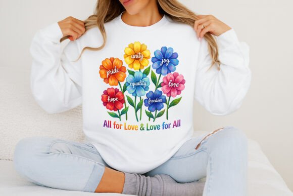 Download All for Love Pride Flower LGBT PNG - Flower Collection